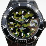 【新品】A BATHING APE/ア・ベイシング・エイプ Bapex T001シリーズ Rolex/ロレックス Submariner/サブマリーナー タイプ 40mm 自動巻き 腕時計#33793