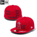 【送料無料】ニューエラ NEWERA 大谷翔平 ロサンゼルス エンゼルス MLB 2021 MVP メモリアルコレクション 59FIFTY サイン 刺繍 メンズ レディース ユニセックス CAP キャップ 帽子 13272862 赤 レッド