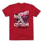 大谷翔平 Tシャツ MLB エンゼルス City Name T-shirts 500Level レッド