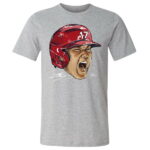 MLB 大谷翔平 エンゼルス Tシャツ Scream WHT 500Level ヘザーグレー