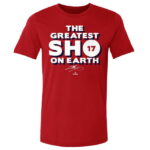 MLB 大谷翔平 エンゼルス Tシャツ The Greatest Sho WHT 500Level レッド